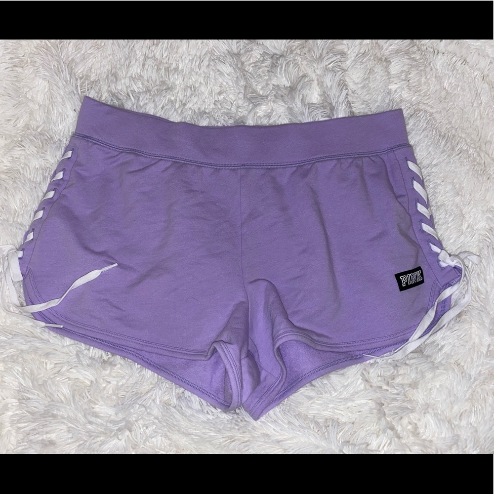 PINK Shorts with Side Detailing